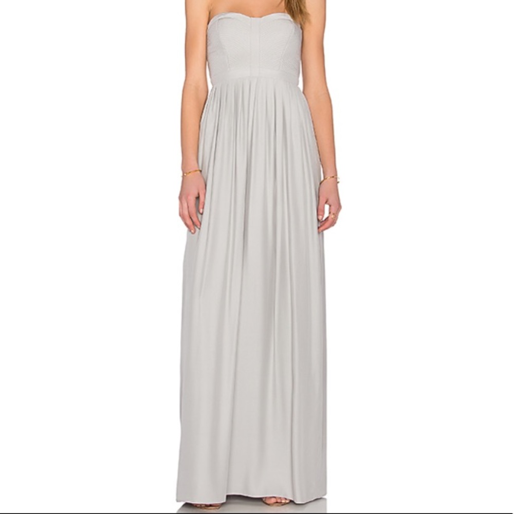 NWT Parker Black Bayou Dress in Gray Size 12